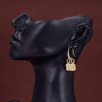 HERMES KELLY DIAMOND EARRINGS