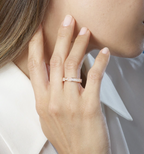 CHAUMET ALLIANCE LIENS VIDENCE PAVED DIAMOND 4MM RING