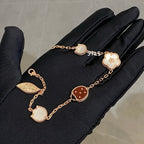 VCA LUCKY SPRING 5 MOTIF BRACELET