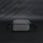 gucci-ophidia-gg-supreme-belt-bag-black-grey-monogram Shoulder