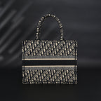 christian-dior-medium-book-tote-black-oblique-embroidery Tote