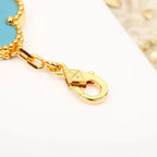 VCA CLOVER 5 MOTIF TURQUOISE BRACELET COLLECTION