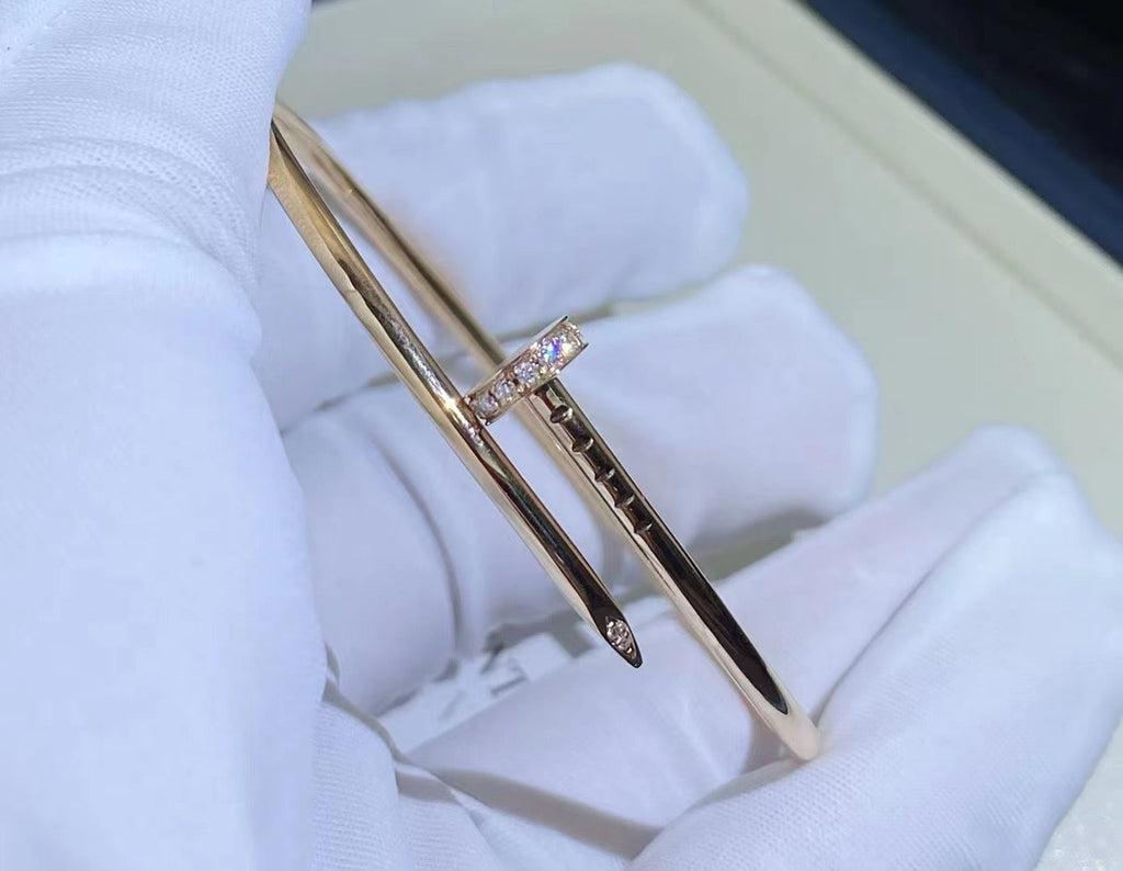 CARTIER JUSTE BRACELET 2.5MM DIAMONDS