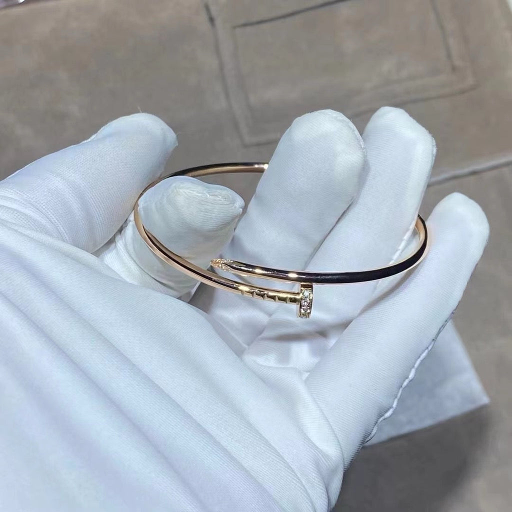 CARTIER JUSTE BRACELET 2.5MM DIAMONDS