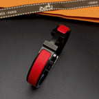 HERMES CLIC HM SO BLACK RED BRACELET
