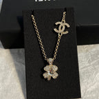 Chanel Clover Diamond Necklace