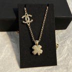 Chanel Clover Diamond Necklace